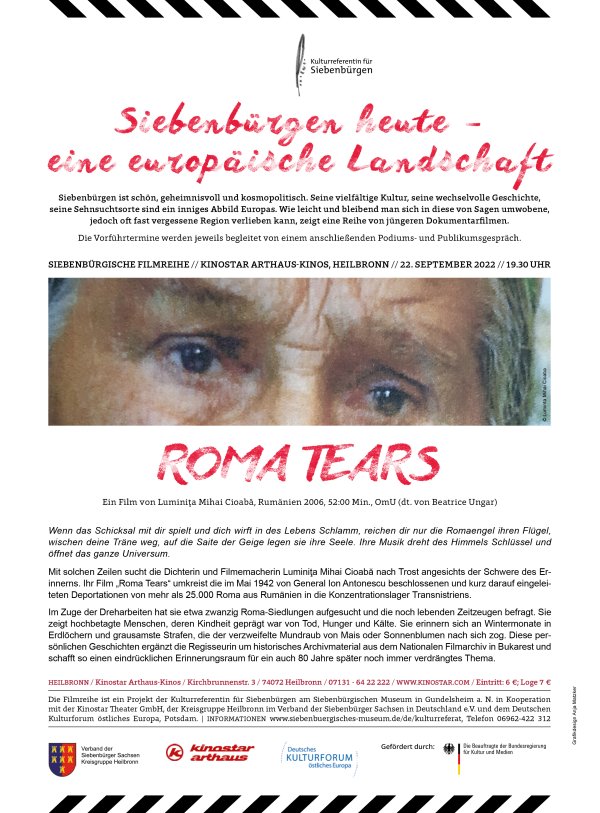 Siebenbürgische Filmreihe 2022/2; ROMA TEARS